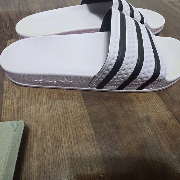 NEW MEN\'S, WOMEN ADIDAS ADILETTE TREFOIL SANDALS SLIDES US 9 #HP6511 PINK Y2k main image 7